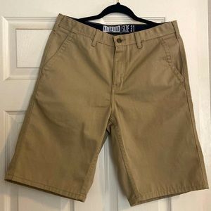 Volcom men’s shorts size 31 khaki